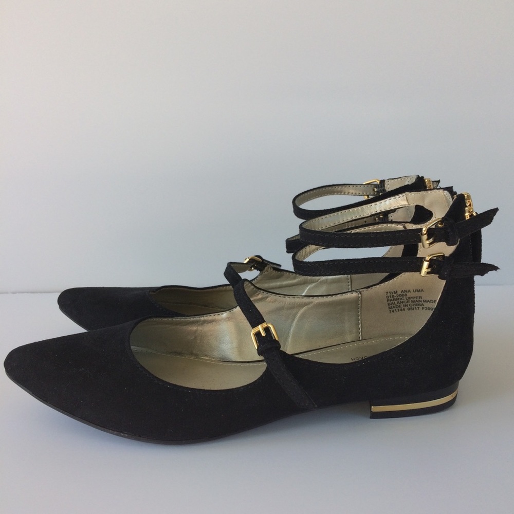 a.n.a uma suede flats